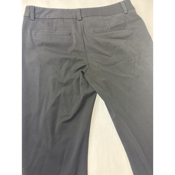 Express Editor Y2K Low Rise Straight Dress Pants Trousers Office Black Women 6R - Picture 8 of 8